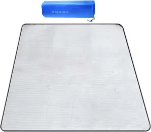 Foil Tent Mat - Reflective Camping Mat, Outdoor Foil Ground Mat | Beach Blanket Outdoor, Camping Mat Tents, Large Aluminum Foil Picnic Blanket, Portable Camping Carp for Beach Garden Park