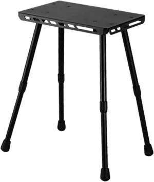 Foldable Camping Table Portable Outdoor Tables Sturdy Iron BBQ Picnic Compact Hiking Accessory