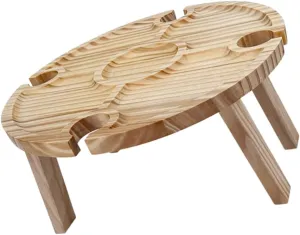 Foldable Table for Outdoor BBQ Carrying Case Compact Mini Camping Accessory