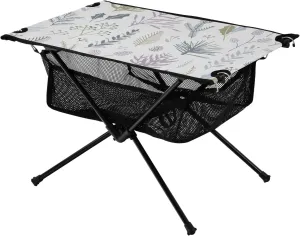 Foldable Tray Table Wild Floral Neutral Collapsible Outdoor Picninc Table with Storage Bag for Outdoor Beach Grill BBQ Travel