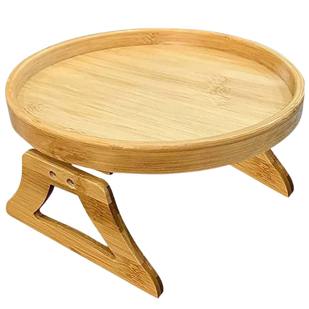 Foldable Wooden Armrest Table