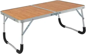Folding Camping Table, Laptop Desk, Folding Laptop Bed Tray Bed Table, Portable Party Desk, Aluminum Lightweight Garden Picnic Table, Outdoor Dining Table for Picnic, Camp, Beach