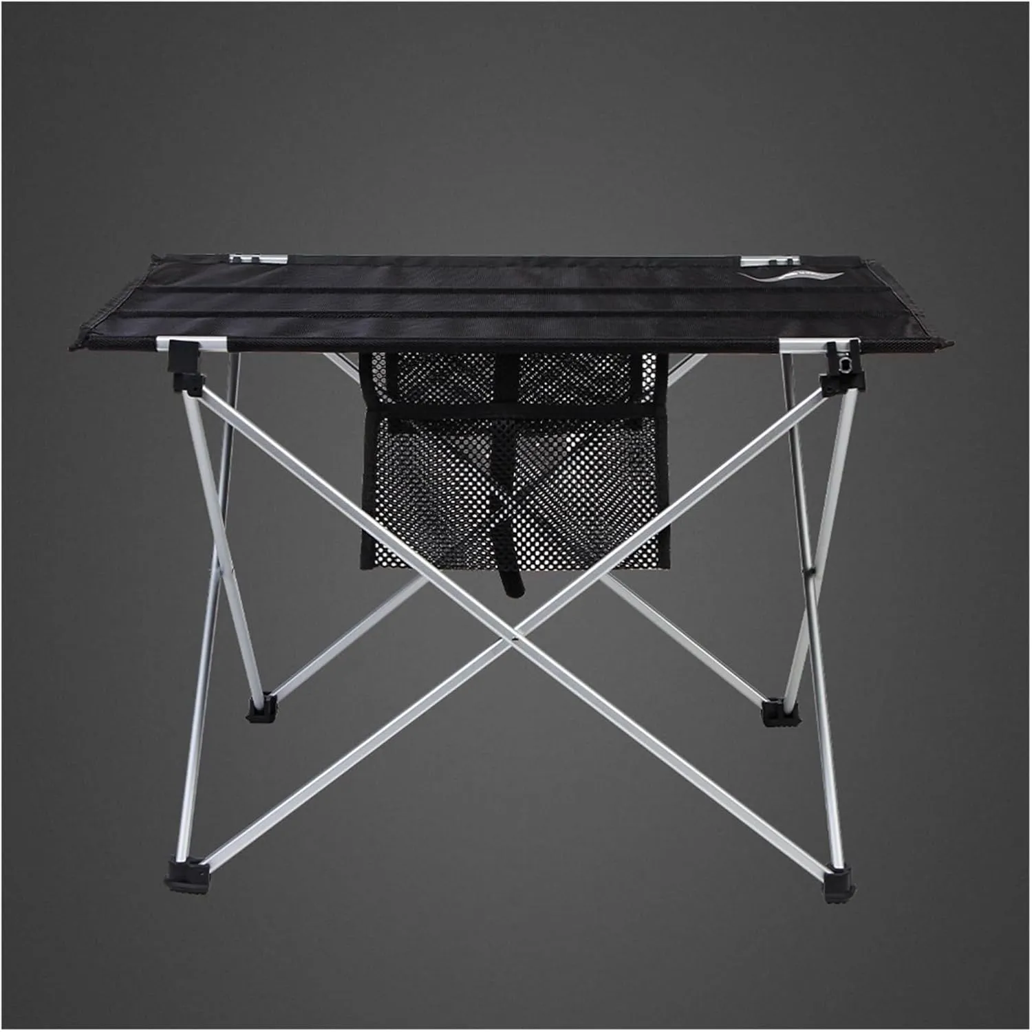 Folding Dining Table Aluminium Hiking Climbing Picnic Outdoor Camping Table Portable Foldable Desk Fur Computer Bed Ultralight (Color : L)