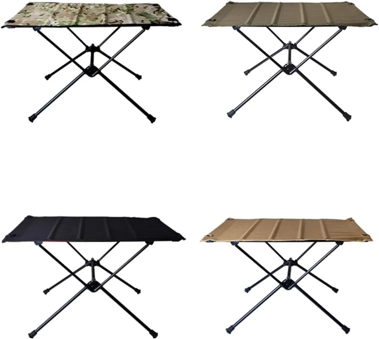 Folding Dining Table Aluminum Alloy Outdoor Furniture Dinner Desk for Family Party BBQ Picnic Portable Foldable Camping Table (Color : B)