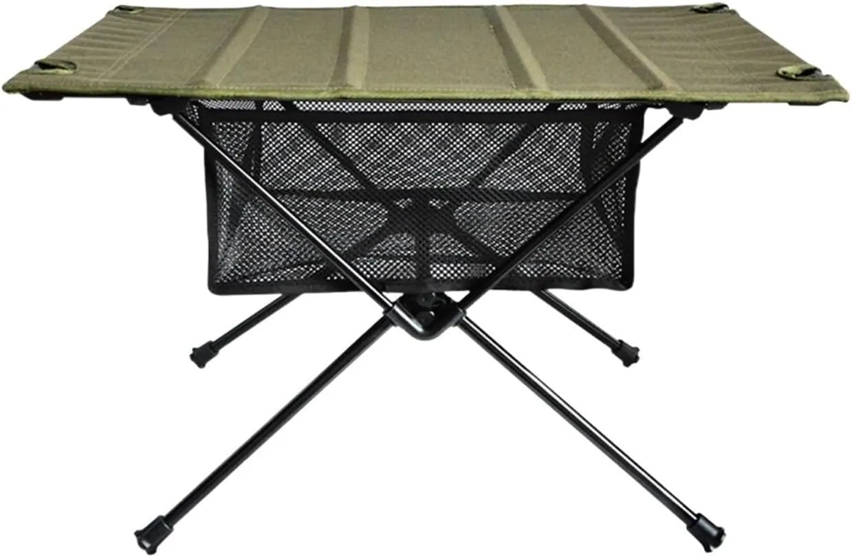 Folding Dining Table Aluminum Alloy Outdoor Furniture Dinner Desk for Family Party BBQ Picnic Portable Foldable Camping Table (Color : B)