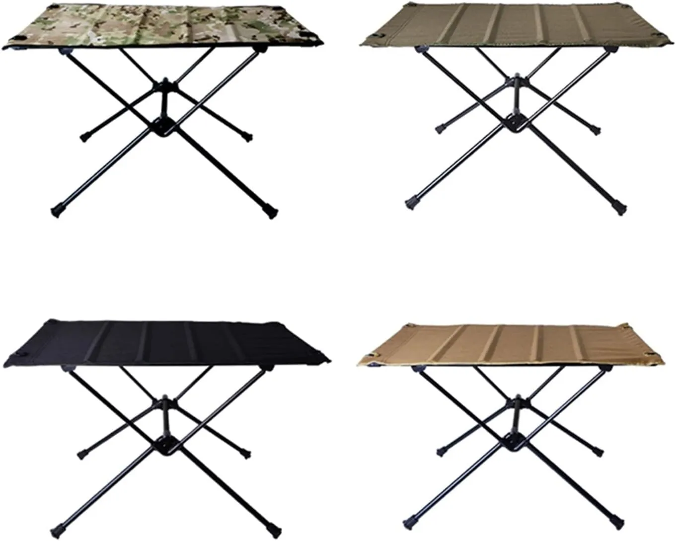 Folding Dining Table Aluminum Alloy Outdoor Furniture Dinner Desk for Family Party BBQ Picnic Portable Foldable Camping Table (Color : B)