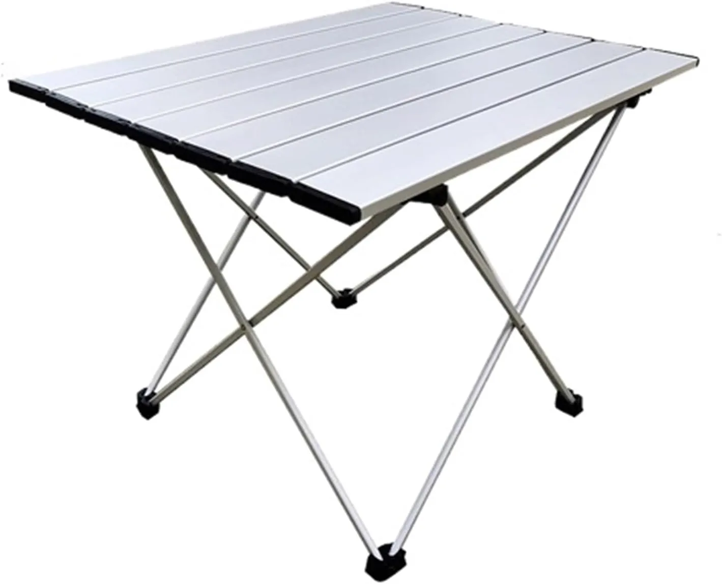 Folding Dining Table Outdoor Folding Table Computer Bed Desk for Travel Picnic BBQ Camping Foldable Table Portable Camping Table Aluminium Ultralight (Color : 01)