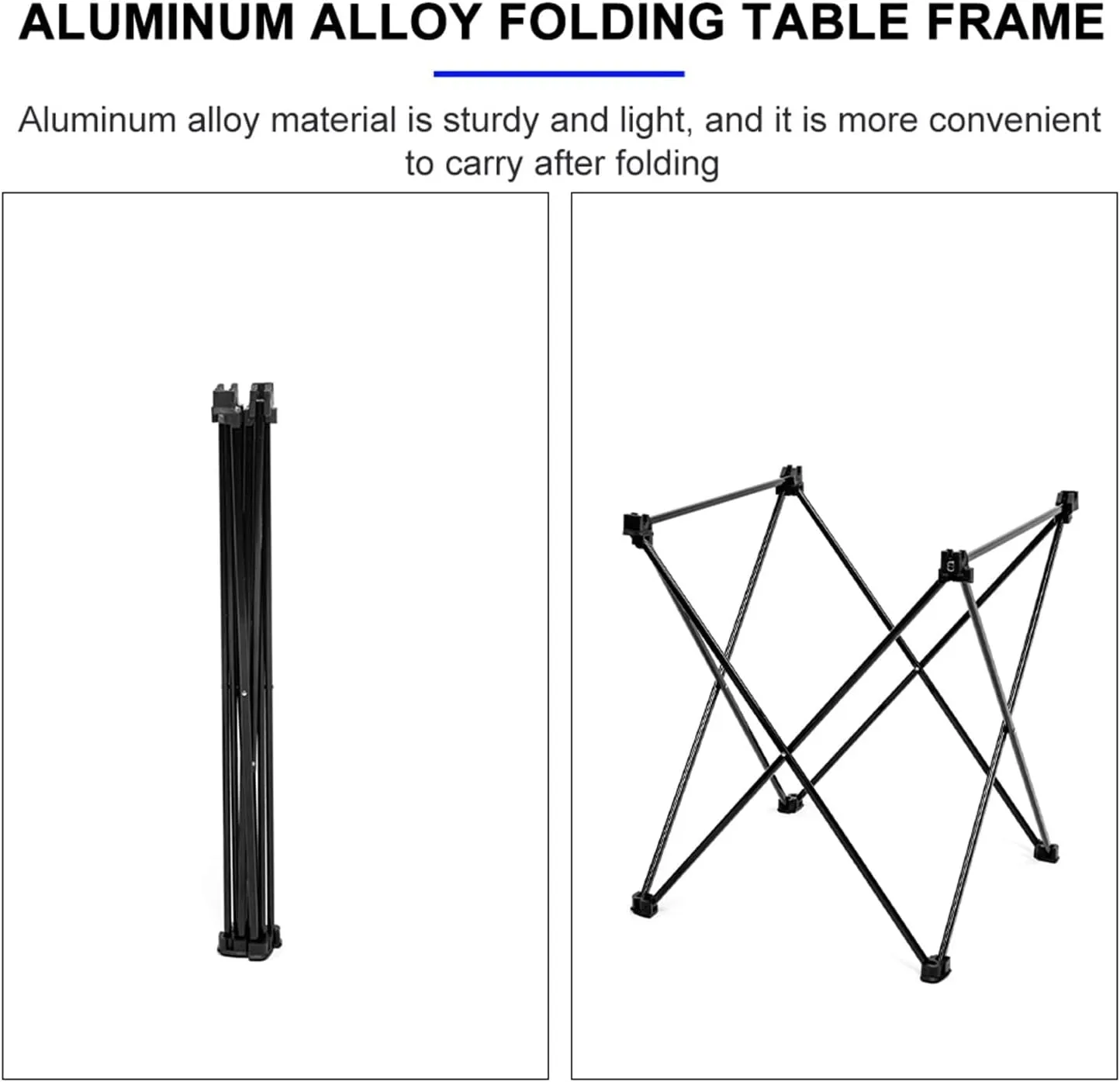 Folding Dining Table Outdoor Recreation Kitchen Tourist PlianteTravel Supplies Tourism Camping Folding Roll Tables Picnic Foldable Desks (Color : L Table with Bag)
