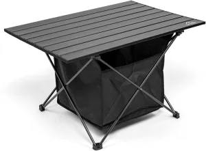 Folding Dining Table Outdoor Recreation Kitchen Tourist PlianteTravel Supplies Tourism Camping Folding Roll Tables Picnic Foldable Desks (Color : L Table with Bag)