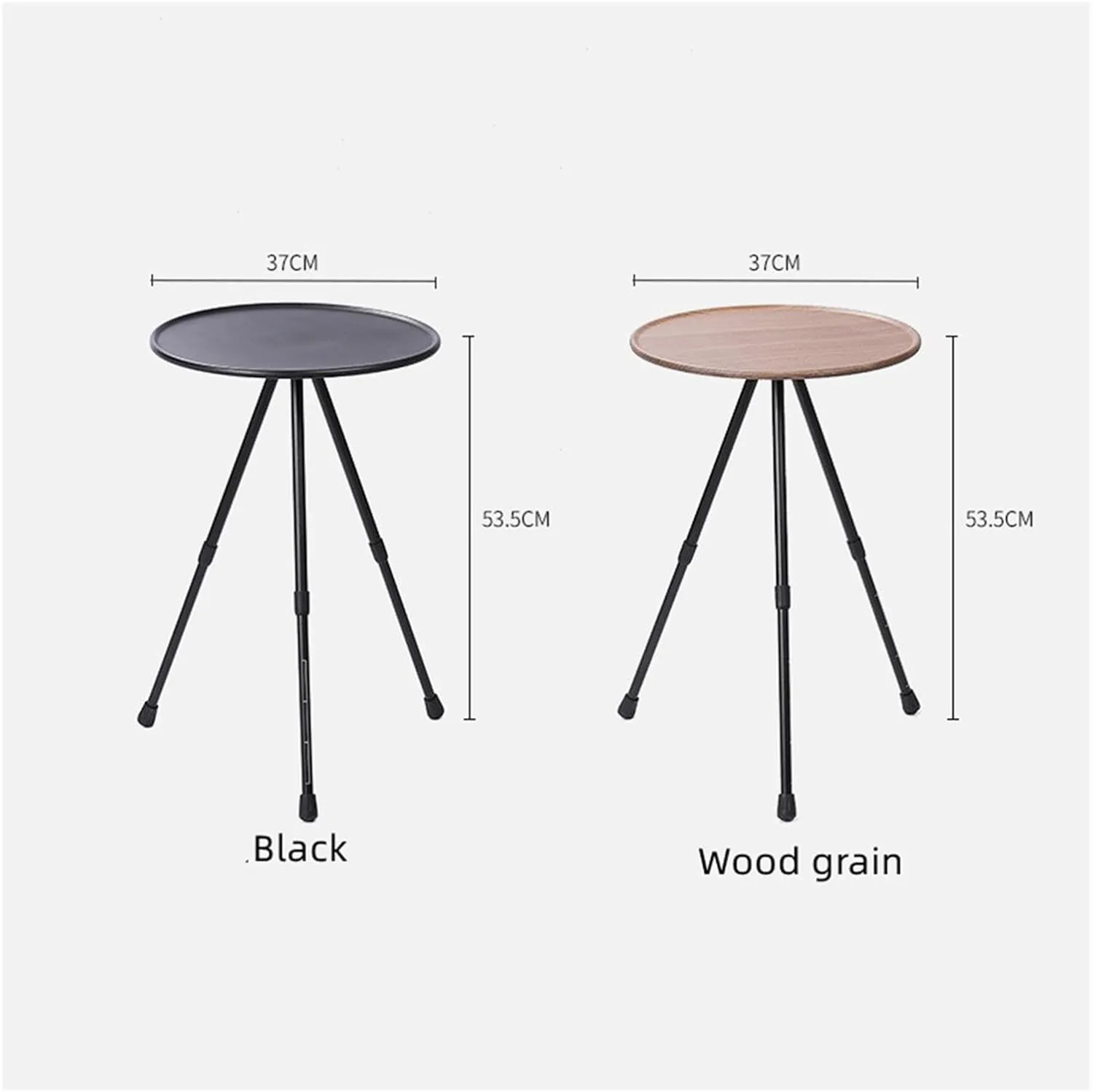 Folding Dining Table Self-Driving Travel Equipment Supplies Portable Liftable Table New Outdoor Aluminum Alloy Table Folding Round Table Camping (Color : Camping Table B)