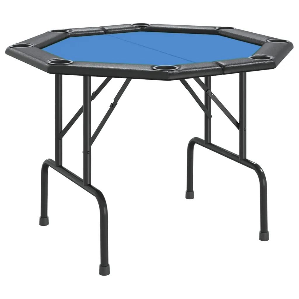 Folding Poker Table Texas Holdem Table 8 Players Portable Casino Table