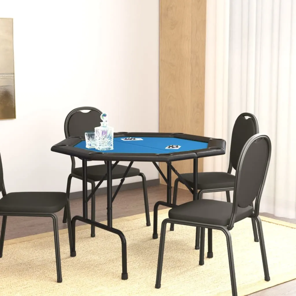 Folding Poker Table Texas Holdem Table 8 Players Portable Casino Table