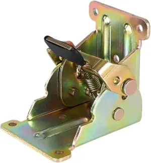 Folding Table Lock 4 PCS 90 Degree Fittings Chair Extension Furniture Brackets Self-Locking Folding Hinge Foldable Support Frame Table Leg for Home Use(Gold)