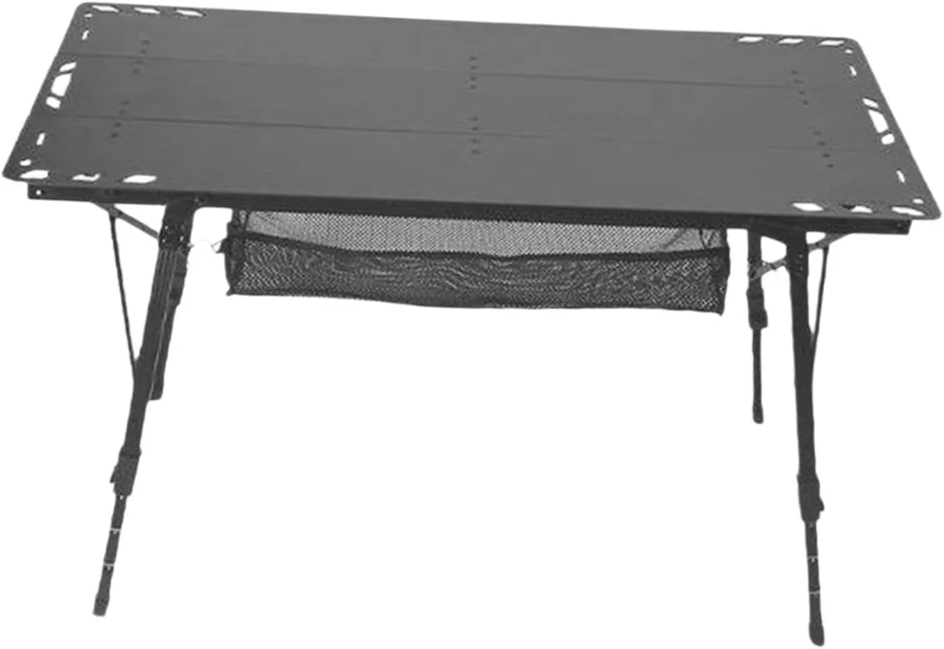 Folding Table with Adjustable Legs Camping Furniture Stable Camping Table Outdoor Table for Backyard Boat Travel Picnic Patio Portable camping table Wilderness camping table Outdoor camping t