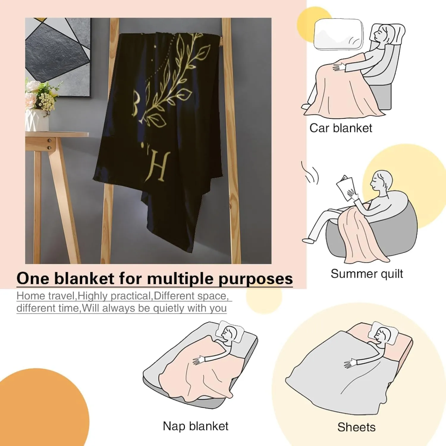 Fourth Wing Dragon Plush Blanket,Includes 50 pcs Forth Wing Stickers & 1 Canvas Bag,Ultra-Soft Flannel Fantasy Blanket for Kids, Teens, and Book Lovers (60×80in, style3)