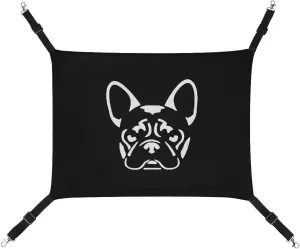 French Bulldog Hanging Cat Bed Soft Breathable Pet Hammock for Cage Pet Sleeper for Kitten Ferret Puppy Rabbit, style, 20240327