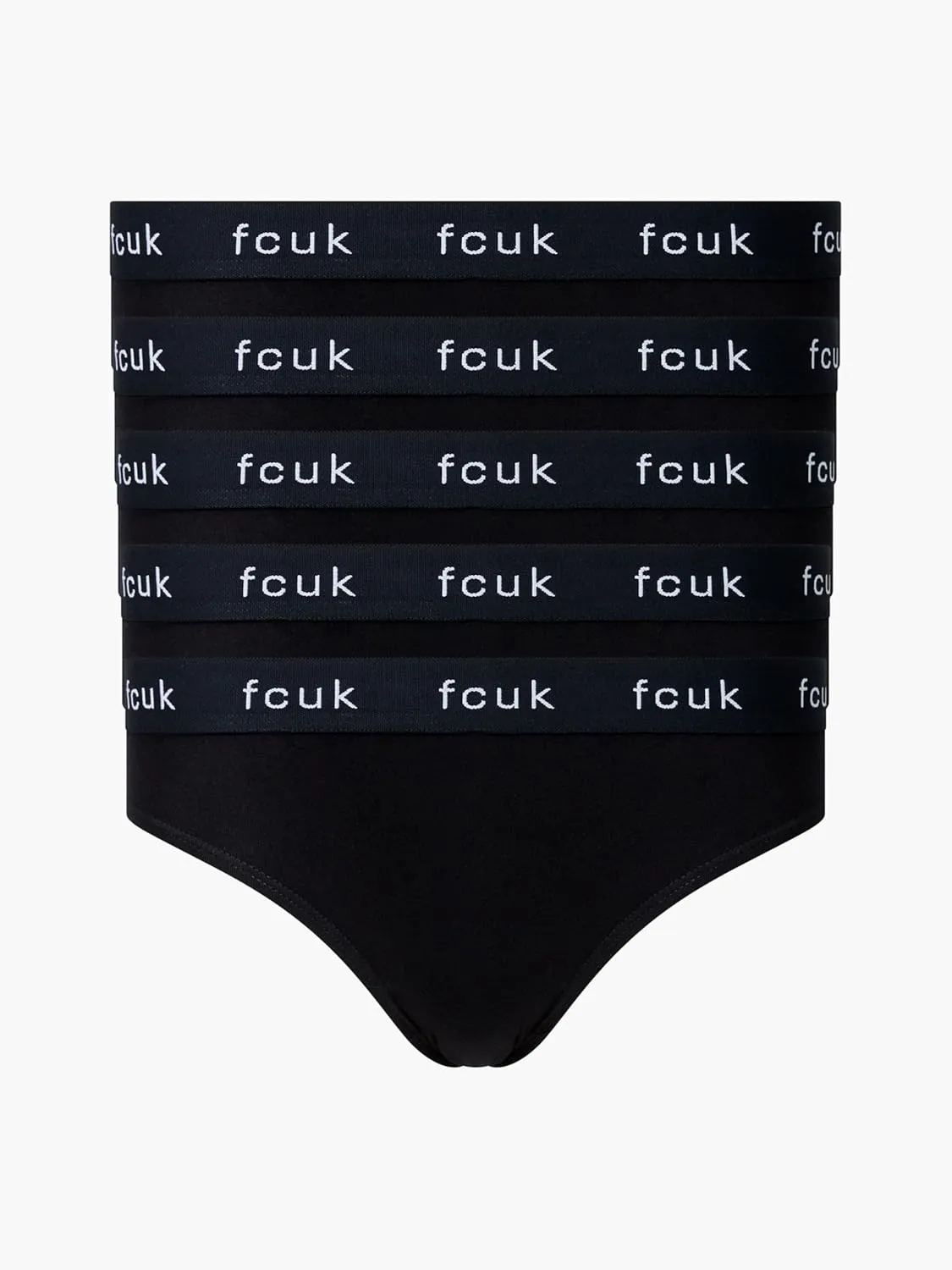 French Connection Women’s Underwear Briefs – Pack of 5, 7 – Cotton Underwear For Women – Soft and Stretchable