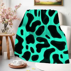 Frog Skin Printed Throw Blanket, Animal Decor Gifts for Women Men, Super Soft Cozy Fleece Home Decoration for Sofa Bedroom, 50"x60"