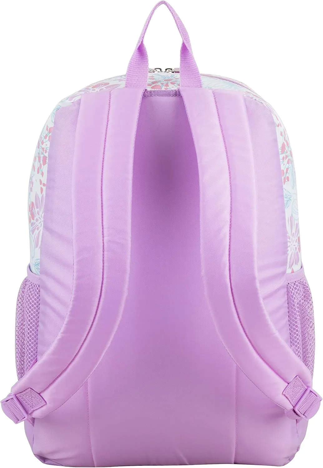 FUEL 4-Piece Bundle Colorful Prints Backpack Book Bag Set Detachable Insulated Lunch Box, Pencil Case, Accessory Pouch