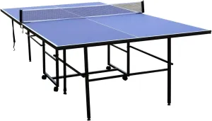 Full-Size Portable Ping Pong Table 9FT Foldable Compact for Space Saver,Table Tennis Table Kids Children Boys Girls Teenager Adults,Multi-Use Free Standing Game Table,Need Assembly