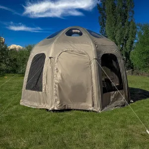 Galaxy Inflatable Tent - 13-Foot/4-Meter - Waterproof / 4 Season/Camping/Glamping/Festivals/Hunting/Hot Tent