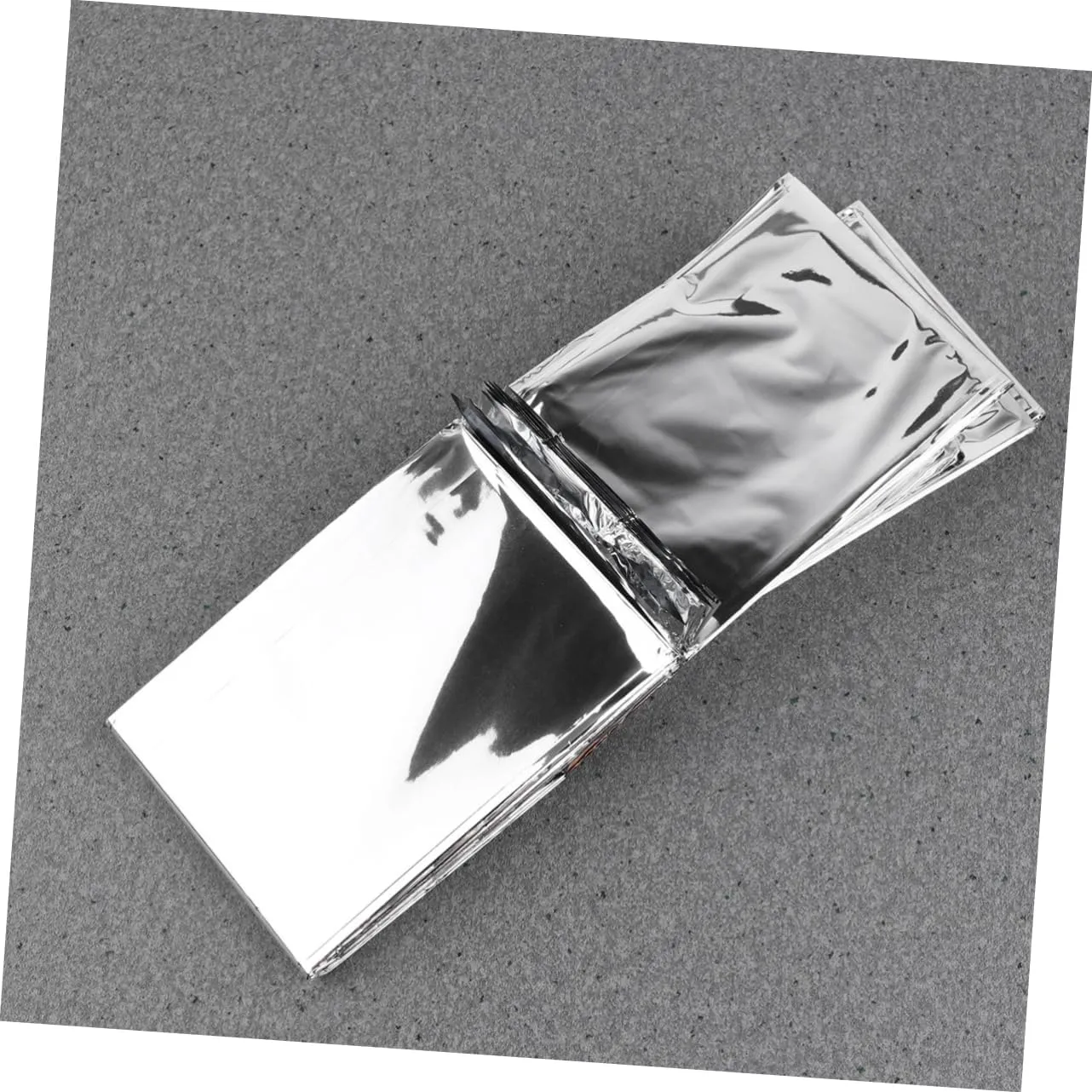 GANAZONO 10pcs Emergency Thermal Blankets Reflective Survival Blankets for Outdoor Use Lightweight for Camping Hunting and Emergency Situations Silver