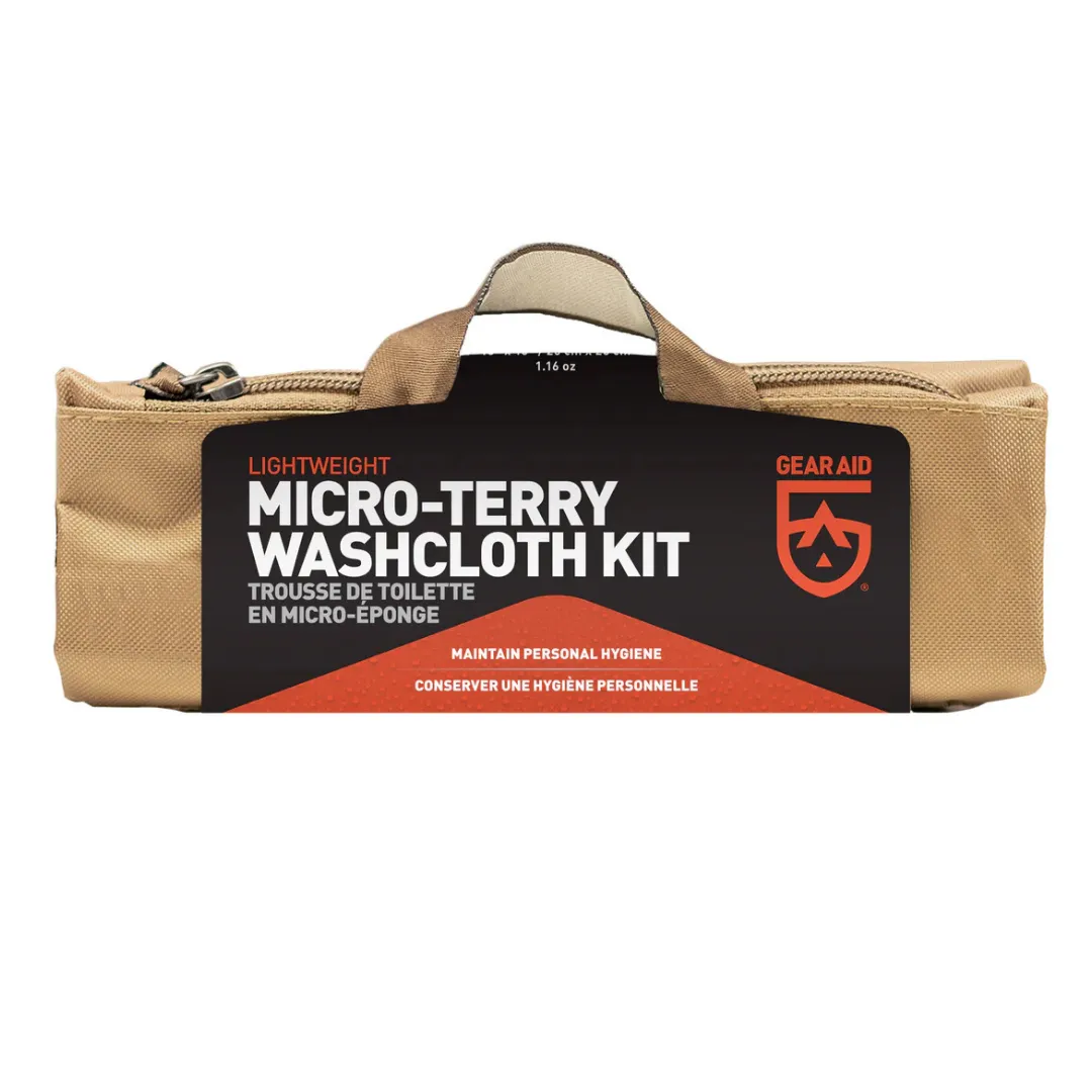 Gear Aid Micro-Terry Washcloth Kit - Coyote