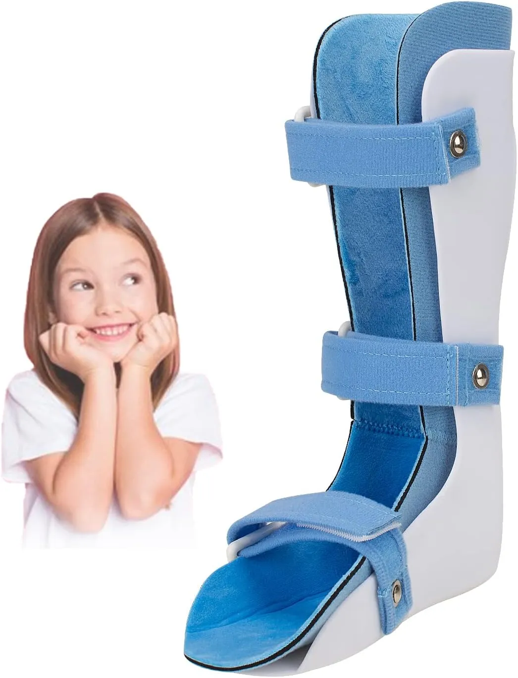 GHORTHOUD Kids AFO Drop Foot Brace for Child Toddler Ankle Foot Orthosis Pediatric Afo Night Splint Walking with Shoes or Sleeping Othopedic Drop Foot Support for Children (Small-Right)
