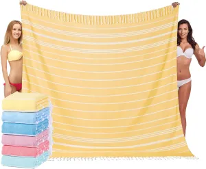 Giant Turkish Beach Towel Blanket 85x75 Cotton XXL Extra Large Oversided Bath Pool Blankets XL Huge Thick Bed Sand Free Throw Towels Picnic Outdoor Big Quilt Necessities Cloud Gifts for Adult