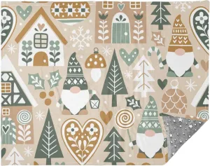 Glow in The Dark Blanket Sleep Blanket Cute Scandinavian Pok é Mon Camping Blankets for Adults Kids Ultra Soft and Cozy Luminous Blanket for Bedroom Couch Decor Blanket 55"x70"