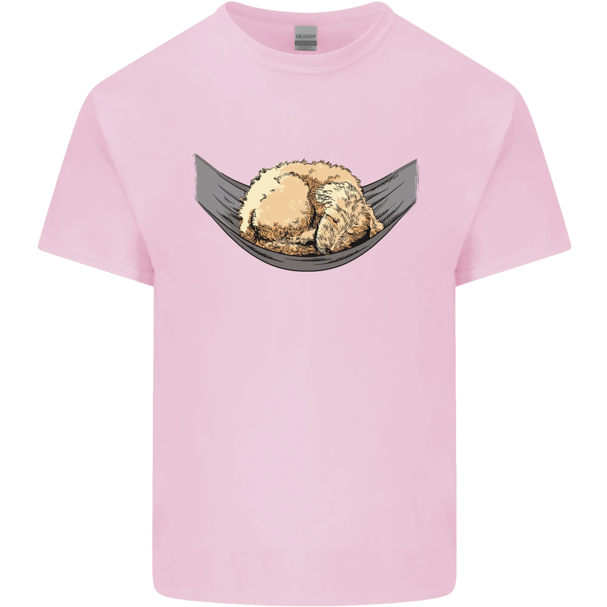 Goldendoodle on a Hammock Dog Kids T-Shirt Childrens