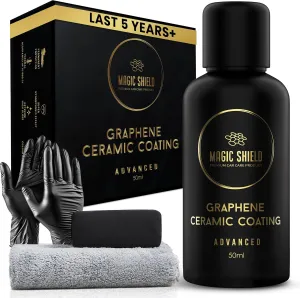 Graphene Coating for Cars │ Self-Healing, 5  Years Durability │ Advanced SiO2 Ceramic Protection - High Gloss, Anti-Scratch - Perfect for Cars, Motorcycles, Marine, and RVs