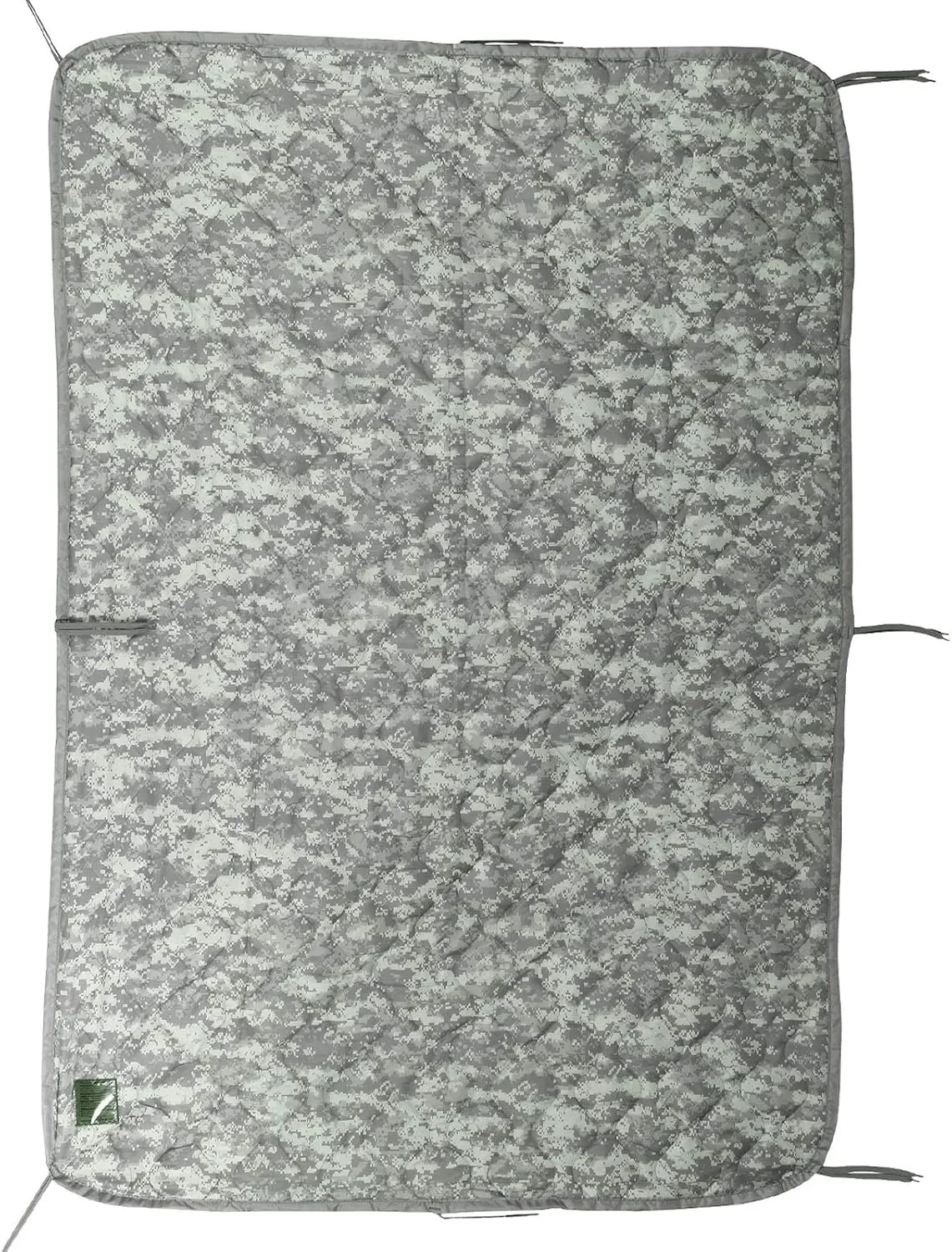Greencity Tactical Military Woobie Blanket Poncho Liner Camping Thermal Insulated Drawstring Carry Bag Waterproof Outdoor Activities Hiking Traving