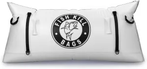Gusseted Insulated Fish Cooler - Zipper Waterproof Nylon Bag - Portable and Leakproof With Heavy Duty Handles for Travel, Outdoor, Fishing