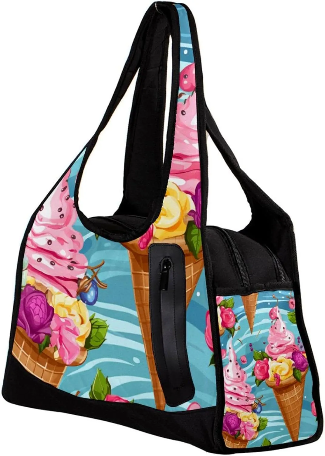 Gym Bag for Women,Small Gym Bag for Men,Celebrate Holiday Ice Cream,Overnight Bag
