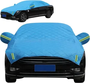 Hail Protector Car Cover Compatible with Mazda Biante 2008- -2018, Outdoor Waterproof Half Car Cover, Sunproof Rain, Snow,Automobiles All Weather Waterproof,Custom Fit