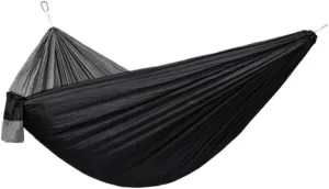 Hammock Double Canopy Mosquito Net Hammock Set Tent Parachute Cloth Camping Automatic Anti-Mosquito Mosquito Net Hammock Hammock Outdoor(B)