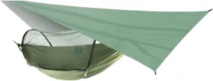 Hammock Double Outdoor Anti-Mosquito Hammock Automatic Quick Opening with Mosquito Net Parachute Cloth Single Double Hammock Outdoor(C)