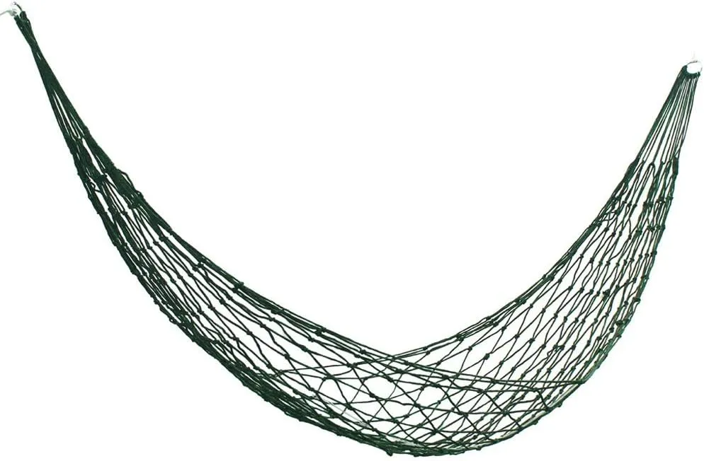 Hammock Lightweight Double Hammock, Hold Up to 120kg, Portable Hammocks for Indoor, Outdoor, Hiking, Camping, Backpacking, Travel, Backyard, Beach Swing, Green