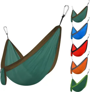 Hammock Portable Double Hammocks，for Hiking、Camping、Backpacking、Travel、Yard、Beach