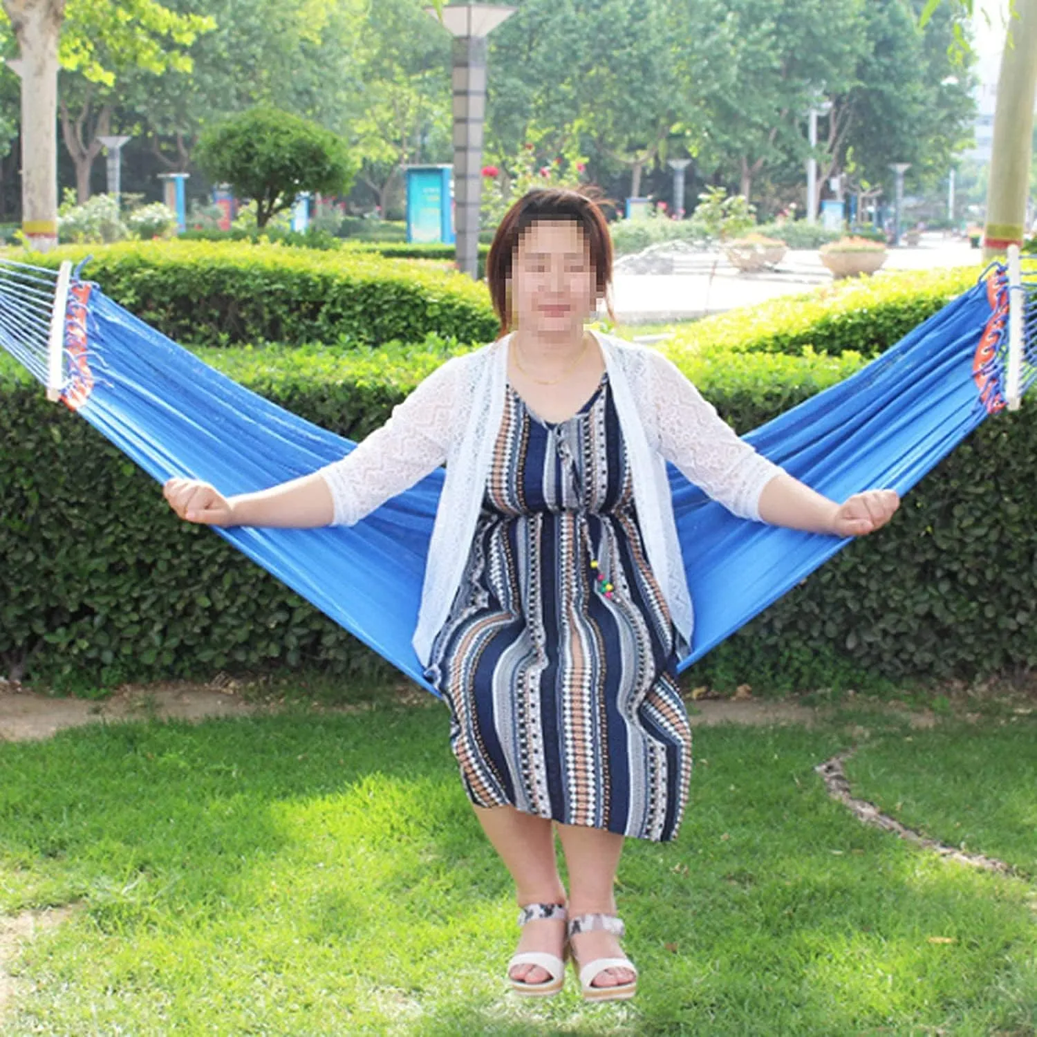 Hammocks for Outside Hanging Camping Hammock Breathable Casual Mesh Lightweight Nylon Camping for Indoor Outdoor Travel Hiking Beach Hammock Camping, Rosso