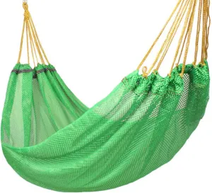 Hammocks Mesh Bed Hammock Camping Hammock Single Hunting Sleeping Swing Outdoor Hammock Portable Sports Home Ice Silk Hammock for Travel Outdoor Hammock