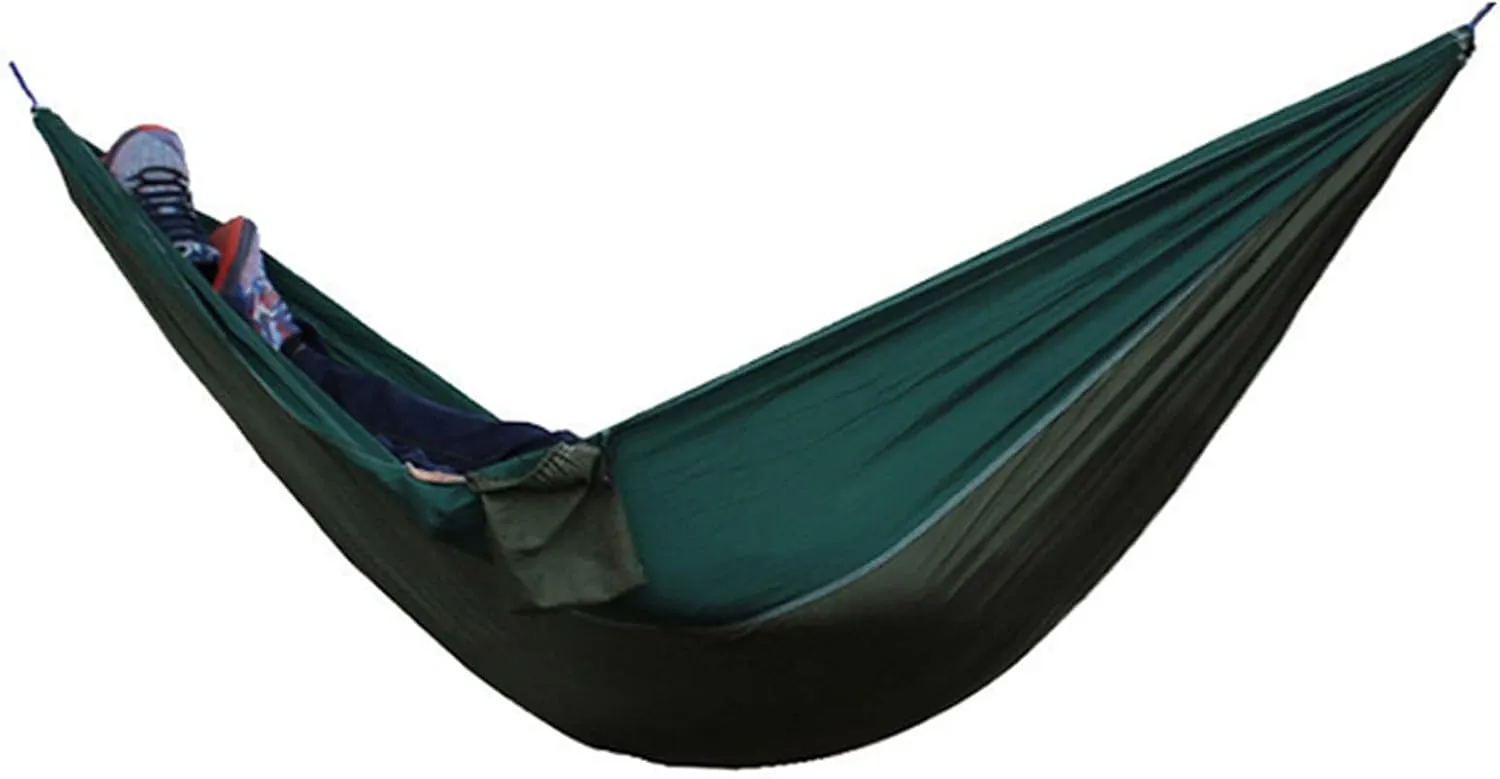 Hammocks Parachute Portable Hammock Lightweight Camping Hammock Double Nylon Hammock with 2 Tree Straps Swing for Backpacking Outdoor Outdoor Hammock
