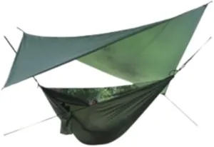 Hamock Canopy Mosquito Net Hammock Set Tent Parachute Cloth Camping Automatic Anti-Mosquito Mosquito Net Hammock Hanmock(E)