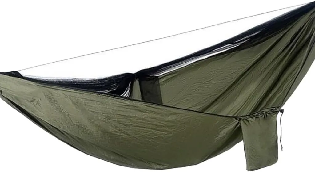 Hamock Mosquito Net Automatic Quick Opening Anti-Mosquito Hammock Outdoor Double Parachute Mosquito Net Hammock Hanmock(E)