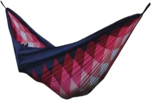Hamock Outdoor Camping Leisure Single Single and Double Hammock Parachute Cloth Ultra-Light Park Camping Hammock Hanmock(Red)