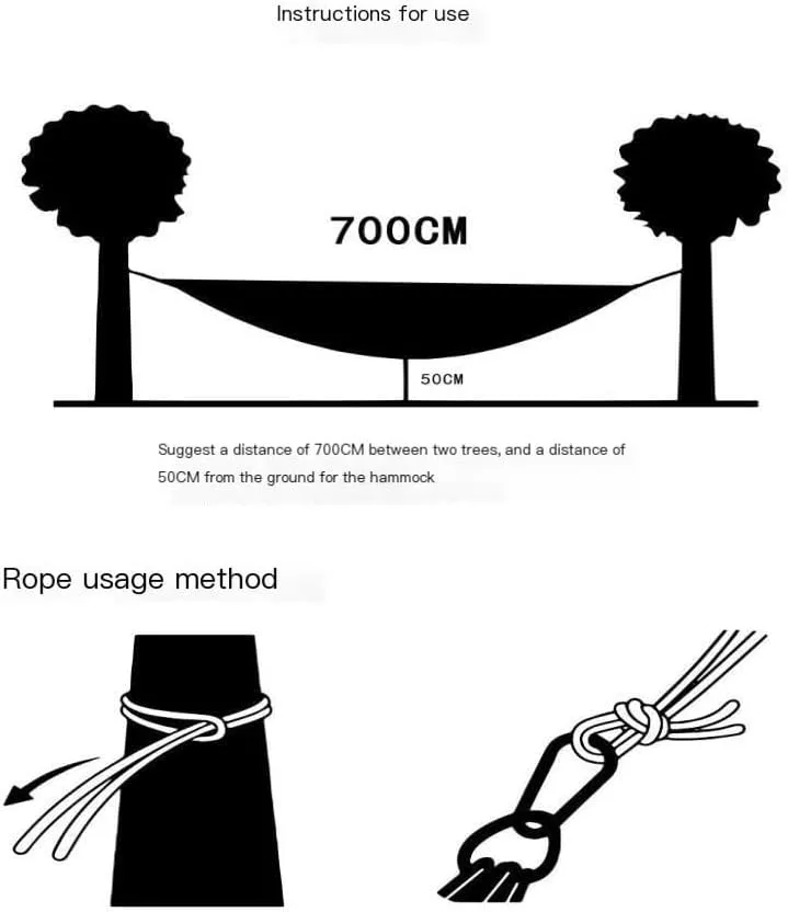 Hamock Outdoor Camping Leisure Single Single and Double Hammock Parachute Cloth Ultra-Light Park Camping Hammock Hanmock(Red)