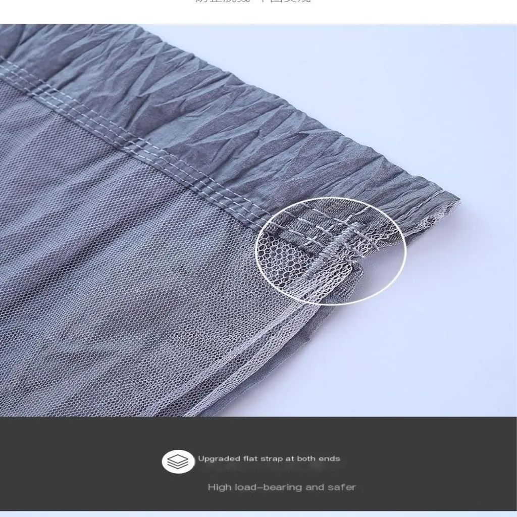 Hamock Outdoor Camping Mosquito Net Hammock Nylon Parachute Cloth Hammock with Mosquito Net Outdoor Swing Hammock Hanmock(C)