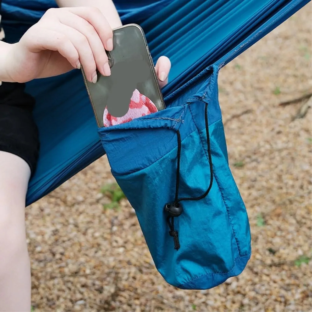 Hamock Outdoor Camping Parachute Nylon Cloth Single Double Outdoor Camping Cycling Indoor Leisure Outdoor Hammock Hanmock(Gray,B)
