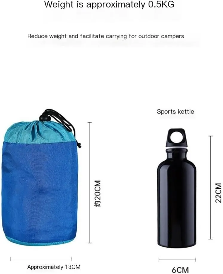 Hamock Outdoor Camping Parachute Nylon Cloth Single Double Outdoor Camping Cycling Indoor Leisure Outdoor Hammock Hanmock(Gray,B)